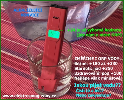 Zmme ORP vody - kontaktujte www.elektrosmog-zony.cz