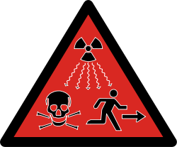 Novější symbol radiace