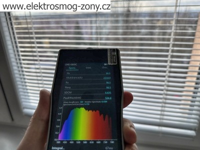 Modr svtlo zmme - kontaktujte www.elektrosmog-zony.cz