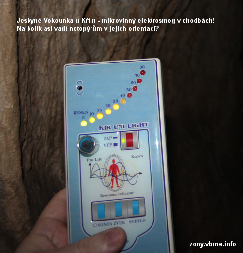 Elektrosmog v jeskyních